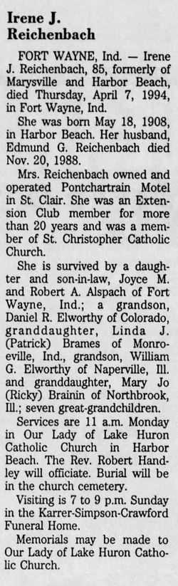 Pontchartrain Motel - Apr 9 1994 Former Owner Passes Away (newer photo)